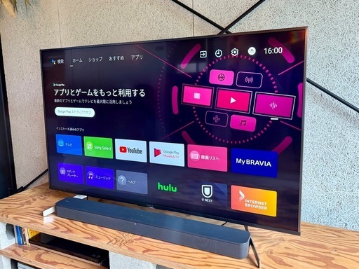 SONY 55型 4K 液晶テレビ(KJ-55X8550G) 2019年製