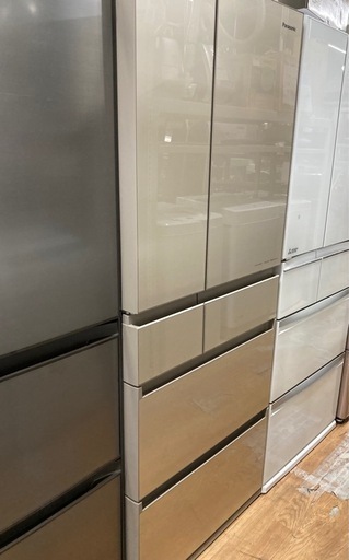 パナソニック 6ドア冷蔵庫 450L 2021年製 中古