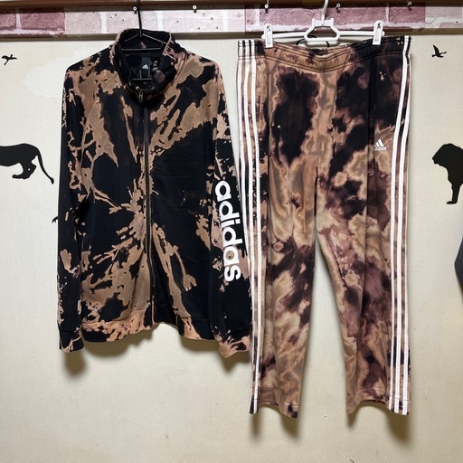 ?48･adidas･超ビッグサイズ･グランジセットアップ?