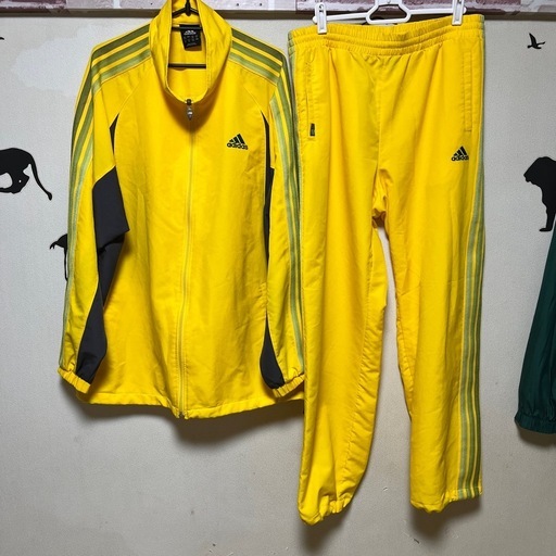 ☺️49･adidas･vintage･超ビッグサイズ･ジャージ上下☺️