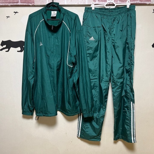 ?50･adidas･希少超ビッグサイズ･ナイロンセトア?