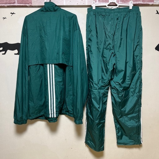 ?50･adidas･希少超ビッグサイズ･ナイロンセトア?
