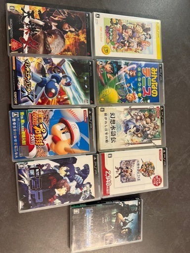PSP本体2台とゲームソフト他