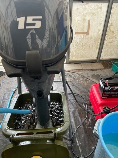 船　船外機　 YAMAHA 15馬力　F15C アワー50時間　L足　補機に！