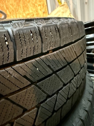 冬タイヤ　ブリヂストン　VRX3 　アルミホイール付き　165-65-15 