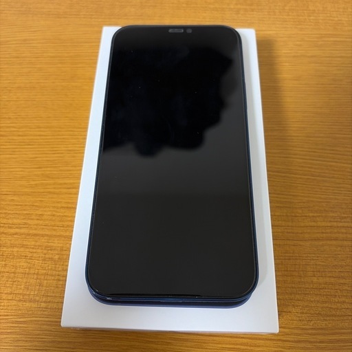 【外箱有美品】iPhone12 ブルー 128GB バッテリー容量100%
