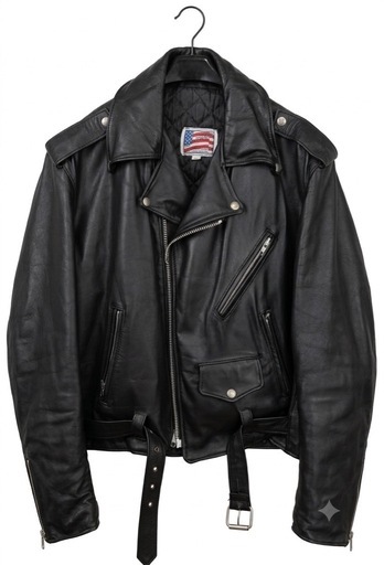 Indian Motorcycle レザーライダースジャケット L