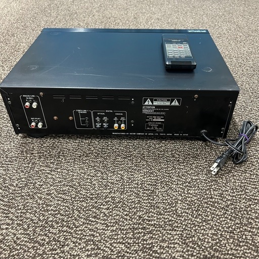 Victor XD-Z505 TAPE DECK DATデッキ リモコン付