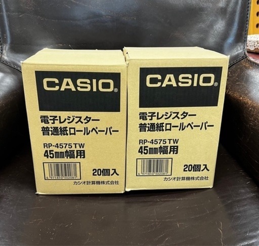 レジスター＆ロールペーパー カシオ レジスタ用サーマルロールペーパー 高保存用 20巻 TRP5880HTW 