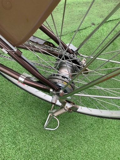 ブリヂストン アシスタ 電動アシスト自転車 ブラウン 26インチ