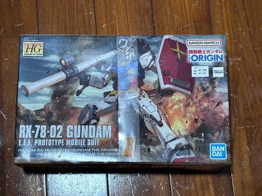 HG オリジンガンダム　ガンキャノンのセット