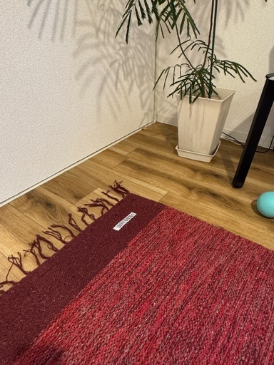 プエブコ ラグ ラグマット HANDLOOMED RECYCLE YARN RUG 1.4x2m (生駒