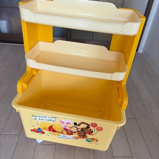 キャスター付き収納ボックスプーさん (とも) 西川原の収納家具《収納