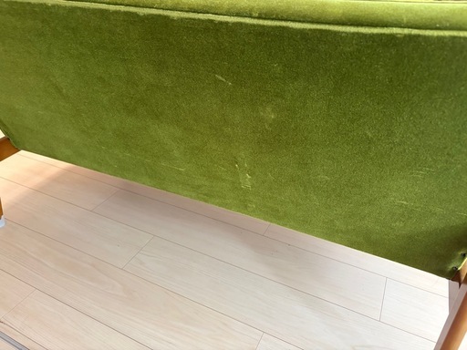 カリモク60 Kチェア 2シーター モケットグリーン