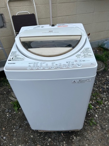 G4732　カード利用可能　分解清掃済み　半年保証　洗濯機　東芝　AW-6D2　6㎏　2014年製　札幌　生活家電　送料A　プラクラ南9条店 高年式・格安‼️】TOSHIBA洗濯機6kg AW-6G2 (お助け天使) 麻生の生活