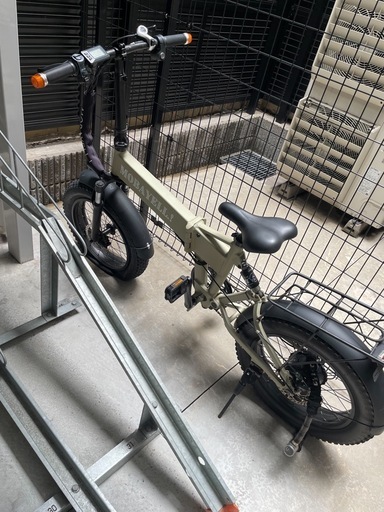 モバエール電動バイク自転車 (もも) 竹橋の自転車の中古あげます・譲り