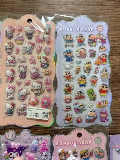 ぷくぷくシール、ドロップシール