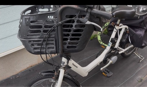 Panasonic 電動アシスト自転車 子ども乗せ付き【6.6Ahバッテリー・充電器付き・訳あり】