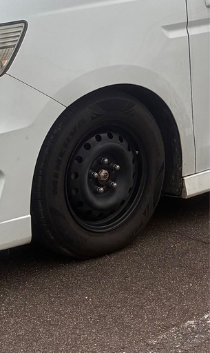 ホンダ純正　15インチ　てっちんホイール　4本タイヤバリ溝