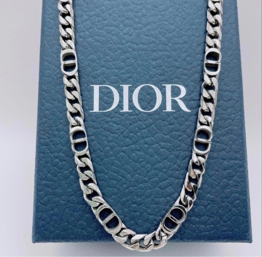 Christian Dior ネックレス　チェーン　喜平 シルバー