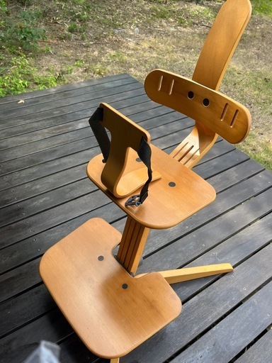 Stokke ハイチェア【廃盤品】ヘビーガード付き　　