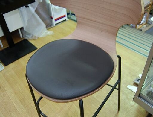 ① CRES TEMORA カウンターH H2 幅50.5×奥55×高106cm アイアンフレーム ハイタイプ カウンターチェア クレ