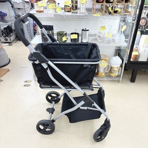 【ドリーム池田】◎ジモティ割3%◎ecoca/エコカ「折りたたみ式　ショッピングカート」カゴ付き【59087】