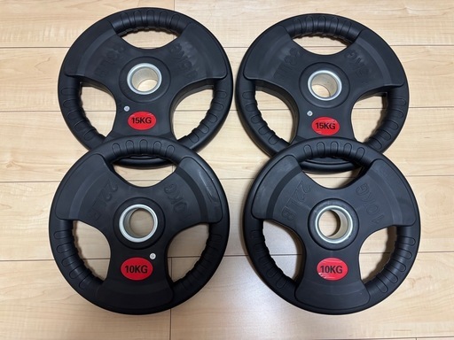 【新品・未使用】オリンピックプレート155kgセット（50mm）