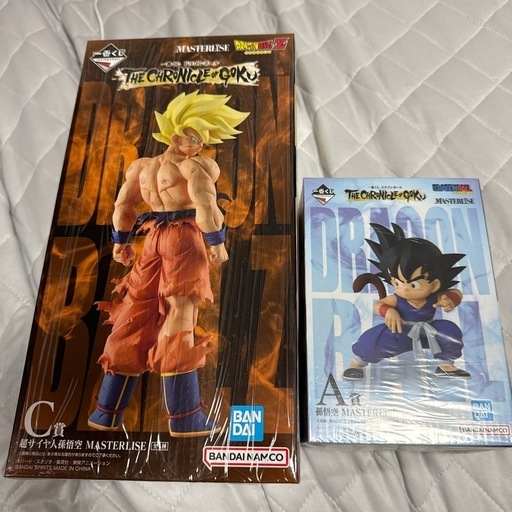 ドラゴンボール一番くじ  CHRONICLE OF GOKU  ⚫︎A賞孫悟空少年期 ⚫︎C賞　超サイヤ人孫悟空 