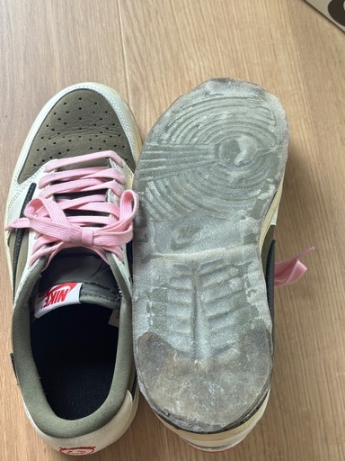 NIKE Air Jordan 1 Low Travis Scott オリーブ