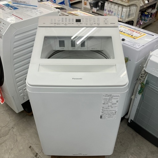 中古品　Panasonic パナソニック　12kg洗濯機　NA-FA12V3 2024年製　公田店