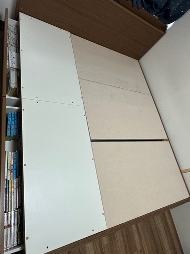 クイーンベット　収納付き