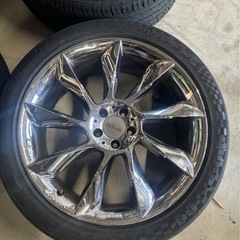 今月中最終値下げLorinser 21インチ クロームホイール 4本セットの画像