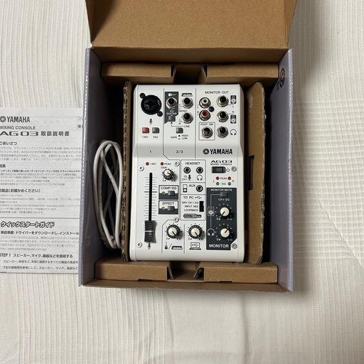 【配信セット】YAMAHA AG03 ＆ RODE NT1-A マイク・ミキサー