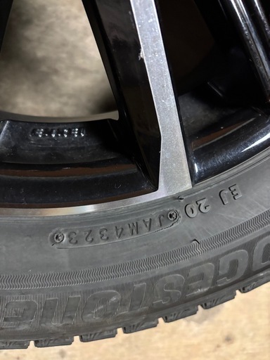 ブリヂストン VRX3 205/60R16 ホイール付4本 2023年製 2シーズン使用
