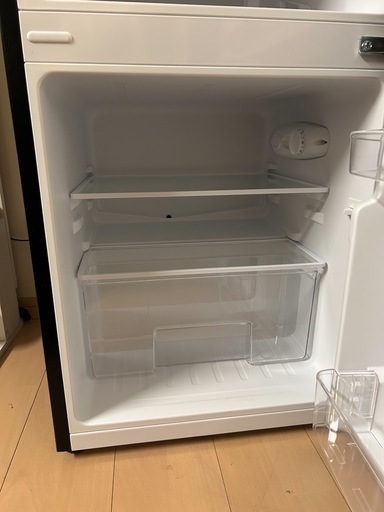 展示品　未使用　ヤマダ　2ドア冷蔵庫90L  YRZ-C09H1 2023年