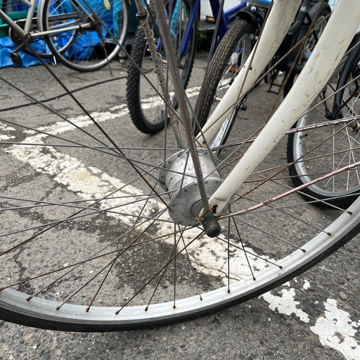 放【STANDARADTOWNBICYCLE】自転車26インチホワイト