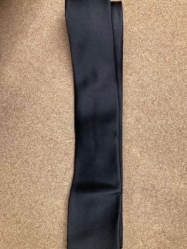 メンズ礼服　黒　ダブル　オーダー品　黒ネクタイ付き　