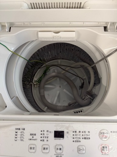 5.5キロRORO2024年製YWM-T55LWホワイト洗濯機