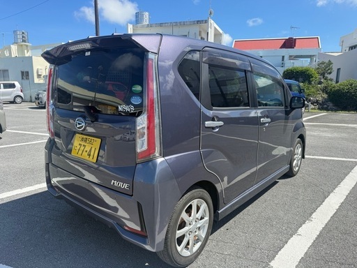 🉐28年式走行69000キロ車検満タンムーヴカスタムXSA2 (恵) 首里の