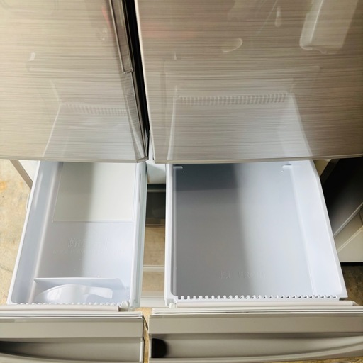 引き取りor近郊は配送設置対応可⭐︎シャープ 455L 冷凍冷蔵庫 SJ-F462D-S 2018年製/YMJ064-19