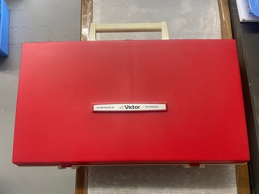 ビクター Victor PE-8400S 昭和レトロ ポータブルレコードプレーヤー