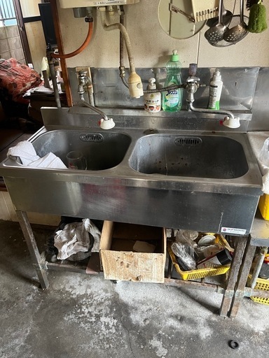 2層式シンク　業務用　厨房器具