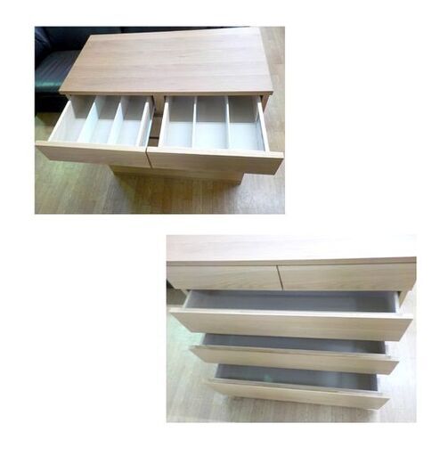 チェスト 無印良品 幅88×奥行44×高さ83cm 良品計画 オーク材 4段 タンス 収納 家具 西岡店