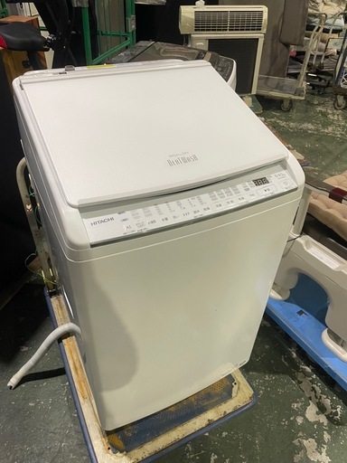 日立　ビートウォッシュ　8kg　洗濯機　乾燥機付き　2021年製　