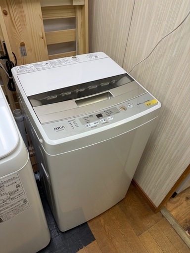W39 激安洗濯機!! AQUA 2020年 4.5kg AQW-S45H(W)