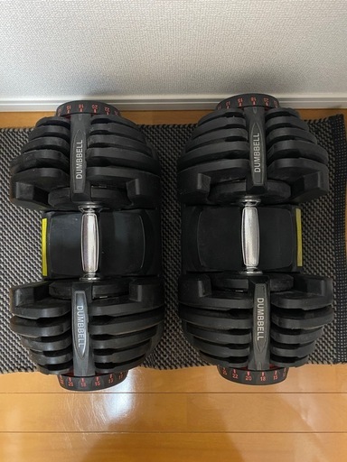 可変式ダンベル 40kg×2 ＋ ベンチ 引取限定（立川）