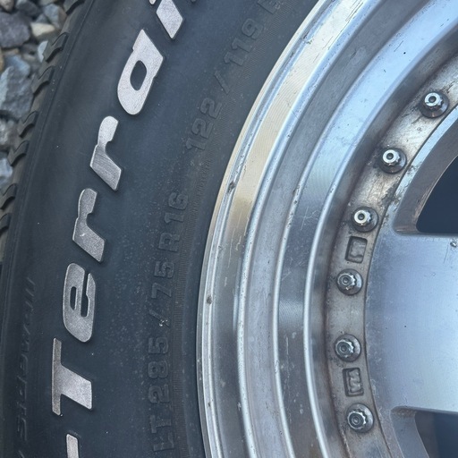 ランクル285/75r16 BFGoodrich 16インチタイヤ4本 (masayan) 茅野の