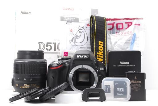 ショット195枚】Nikon 一眼レフカメラ スマホ転送 自撮り・動画OK