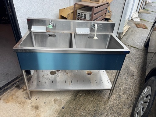 マルゼン　厨房用シンク２口